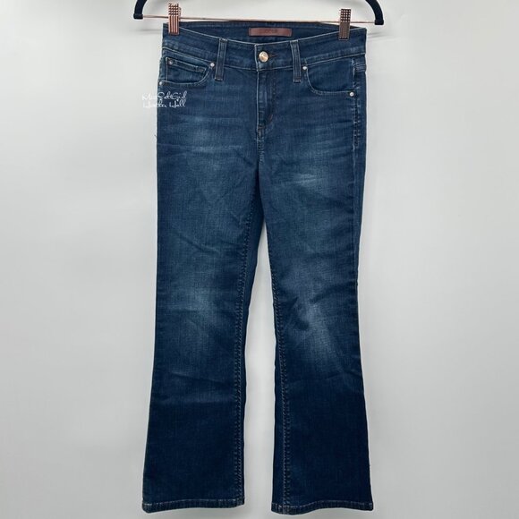 Joe's Jeans The Olivia Mid-Rise Cropped Flare Ankle Jeans Size 25 - Picture 1 of 6